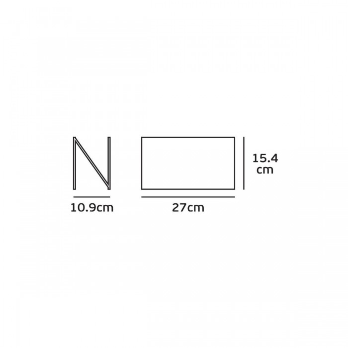 VK/02085/AN/W -<p>Φωτιστικό Led τοίχου, Up/down, 200-240V, 15W, 3000K, 690lm, CRI>83, IP54, 27x15.4x10.9cm, ανθρακί</p> VK/02085/AN/W -<p>Φωτιστικό Led τοίχου, Up/down, 200-240V, 15W, 3000K, 690lm, CRI>83, IP54, 27x15.4x10.9cm, ανθρακί</p>