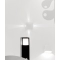VK/02045/AN/W - Φωτιστικό Led τοίχου, 220-240V, 5W, 3000K, 100lm, 4x6°, CRI>80, IP54, 12.4x12.4x6cm, ανθρακί