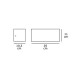 VK/01084/AN - Φωτιστικό τοίχου, Up/down, 240V, E27/A60, Max 20W (LED), IP54, 25x11x10.3cm, ανθρακί VK/01084/AN - Φωτιστικό τοίχου, Up/down, 240V, E27/A60, Max 20W (LED), IP54, 25x11x10.3cm, ανθρακί