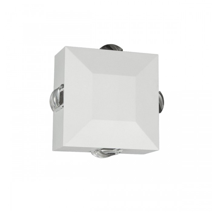 VK/02045/W/W - Φωτιστικό Led τοίχου, 220-240V, 5W, 3000K, 100lm, 4x6°, CRI>80, IP54, 12.4x12.4x6cm, λευκό VK/02045/W/W - Φωτιστικό Led τοίχου, 220-240V, 5W, 3000K, 100lm, 4x6°, CRI>80, IP54, 12.4x12.4x6cm, λευκό