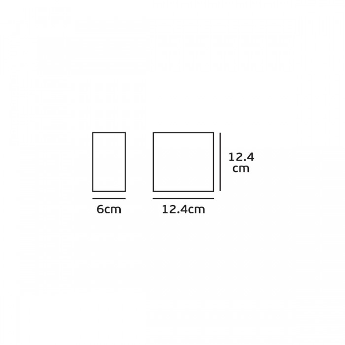 VK/02045/W/W - Φωτιστικό Led τοίχου, 220-240V, 5W, 3000K, 100lm, 4x6°, CRI>80, IP54, 12.4x12.4x6cm, λευκό VK/02045/W/W - Φωτιστικό Led τοίχου, 220-240V, 5W, 3000K, 100lm, 4x6°, CRI>80, IP54, 12.4x12.4x6cm, λευκό