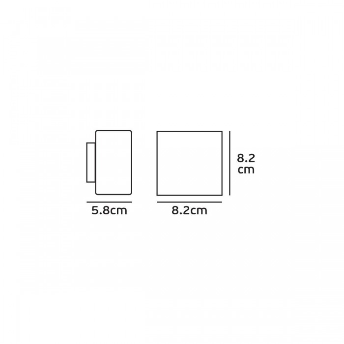 VK/02088/W/W -<p>Φωτιστικό Led τοίχου, Up/down, 220-240V, 7W, 3000K, 93lm, CRI>85, IP54, 8.2x8.2x5.8cm, λευκό</p> VK/02088/W/W -<p>Φωτιστικό Led τοίχου, Up/down, 220-240V, 7W, 3000K, 93lm, CRI>85, IP54, 8.2x8.2x5.8cm, λευκό</p>
