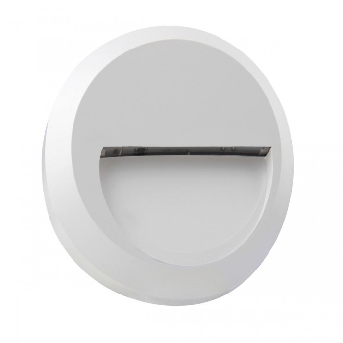 VK/02023/W/W -<p>Φωτιστικό Led τοίχου στρογγυλό, 220-240V, 2W, 3000K, 160lm, CRI>80, IP65, ø15x2.7cm, λευκό</p> VK/02023/W/W -<p>Φωτιστικό Led τοίχου στρογγυλό, 220-240V, 2W, 3000K, 160lm, CRI>80, IP65, ø15x2.7cm, λευκό</p>