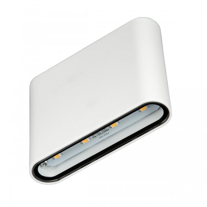 VK/02047/W/W -<p>Φωτιστικό Led τοίχου, Up/down, 220-240V, 4W, 3000K, 497lm, CRI>80, IP54, 11.6x9.2x3.1cm, λευκό</p> VK/02047/W/W -<p>Φωτιστικό Led τοίχου, Up/down, 220-240V, 4W, 3000K, 497lm, CRI>80, IP54, 11.6x9.2x3.1cm, λευκό</p>