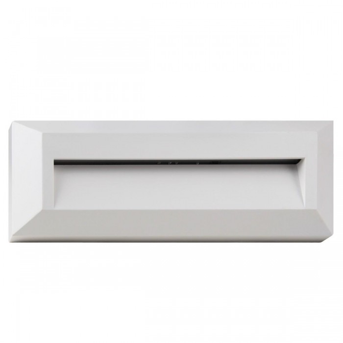 VK/02020/W/W - Φωτιστικό Led τοίχου, 220-240V, 2W, 3000K, 292lm, CRI>80, IP65, 23x8x2.7cm, λευκό VK/02020/W/W - Φωτιστικό Led τοίχου, 220-240V, 2W, 3000K, 292lm, CRI>80, IP65, 23x8x2.7cm, λευκό