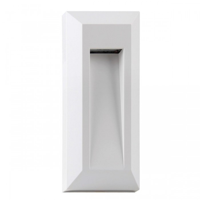 VK/02021/W/W - Φωτιστικό Led τοίχου, 220-240V, 1W, 3000K, 70lm, CRI>80, IP65, 8x20x2.7cm, λευκό VK/02021/W/W - Φωτιστικό Led τοίχου, 220-240V, 1W, 3000K, 70lm, CRI>80, IP65, 8x20x2.7cm, λευκό