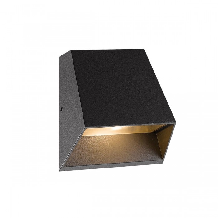 VK/02090/AN/W - Φωτιστικό Led τοίχου, 100-240V, 9W, 3000K, 457lm, CRI>82, IP54, 12.5x12.5x6.35cm, ανθρακί VK/02090/AN/W - Φωτιστικό Led τοίχου, 100-240V, 9W, 3000K, 457lm, CRI>82, IP54, 12.5x12.5x6.35cm, ανθρακί