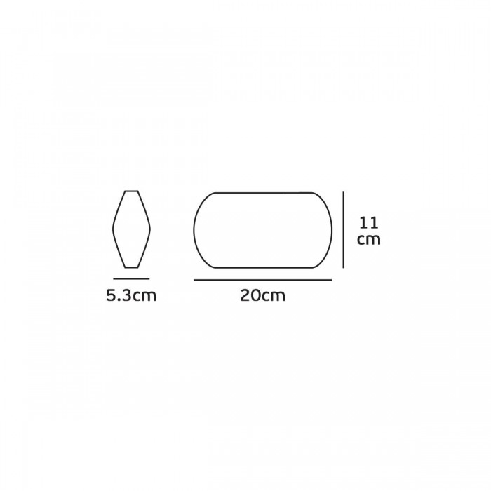 VK/02049/W/W - Φωτιστικό Led τοίχου, Up/down, 220-240V, 10W, 3000K, 520lm, CRI>80, IP54, 20x11x5.3cm, λευκό VK/02049/W/W - Φωτιστικό Led τοίχου, Up/down, 220-240V, 10W, 3000K, 520lm, CRI>80, IP54, 20x11x5.3cm, λευκό