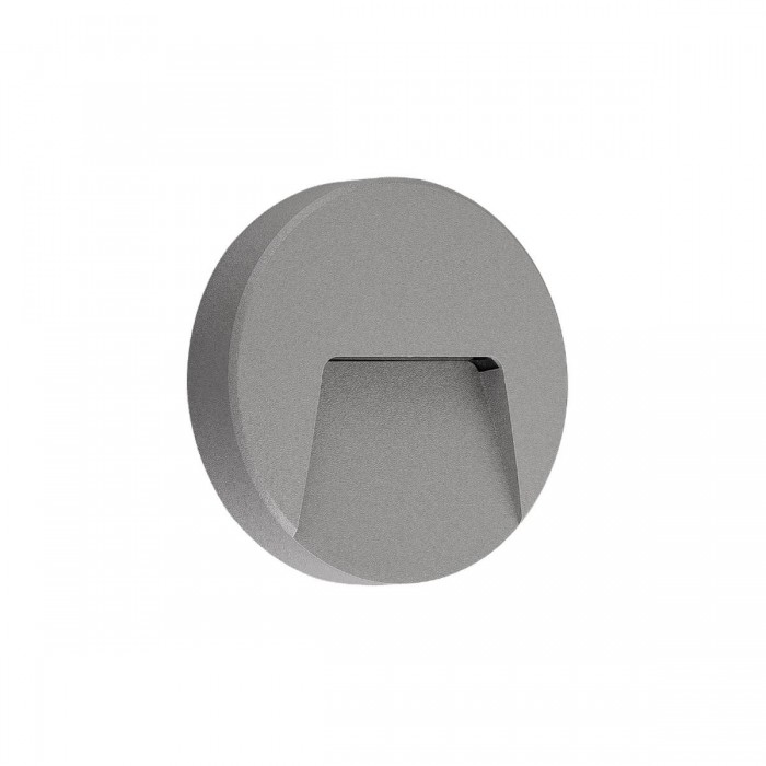 VK/02144/G/W -<p>Φωτιστικό Led τοίχου στρογγυλό, 220-240V, 3W, 3000K, 425lm, CRI>80, IP65, ø13.5x3cm, γκρι</p> VK/02144/G/W -<p>Φωτιστικό Led τοίχου στρογγυλό, 220-240V, 3W, 3000K, 425lm, CRI>80, IP65, ø13.5x3cm, γκρι</p>