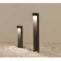 VK/02131/G/W/70 - TERRA Φωτιστικό Led δαπέδου, 220-240V, 9W, 3000K, 513lm, CRI>80, 18x18x74cm, γκρι, IP65