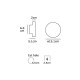 VK/02053/W/W -<p>Φωτιστικό Led τοίχου, 220-240V, 9W, 3000K, 891lm, CRI>80, IP54, ø15.1x5.1cm, λευκό</p> VK/02053/W/W -<p>Φωτιστικό Led τοίχου, 220-240V, 9W, 3000K, 891lm, CRI>80, IP54, ø15.1x5.1cm, λευκό</p>