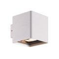 VK/02093/W/W - Φωτιστικό Led τοίχου, Up/down, 100-240V, 14W, 3000K, 1.510lm, 0-130°, CRI>82, IP54, 10x10.5x11.9cm, λευκό
