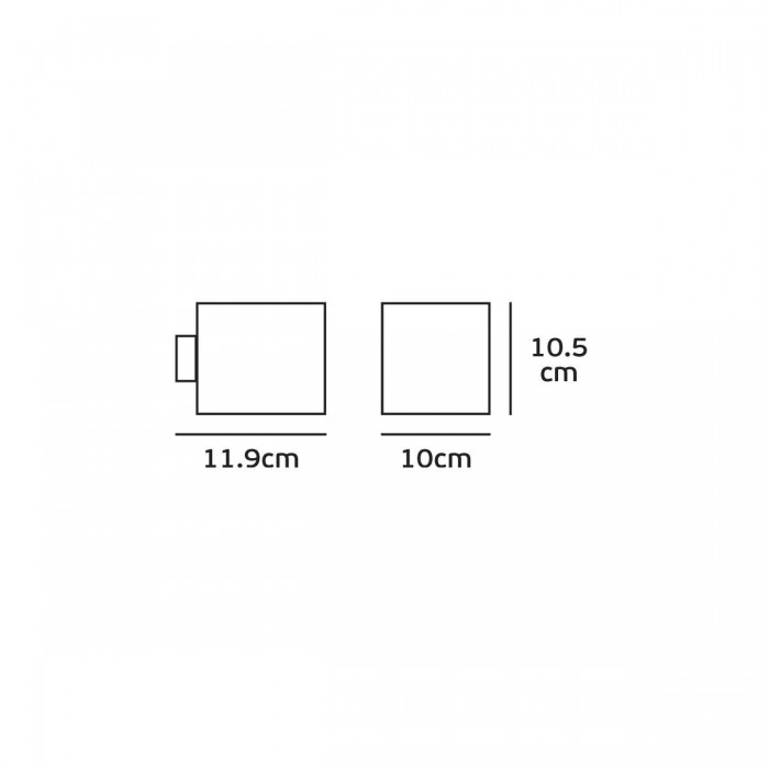 VK/02093/W/W -<p>Φωτιστικό Led τοίχου, Up/down, 100-240V, 14W, 3000K, 1.510lm, 0-130°, CRI>82, IP54, 10x10.5x11.9cm, λευκό</p> VK/02093/W/W -<p>Φωτιστικό Led τοίχου, Up/down, 100-240V, 14W, 3000K, 1.510lm, 0-130°, CRI>82, IP54, 10x10.5x11.9cm, λευκό</p>