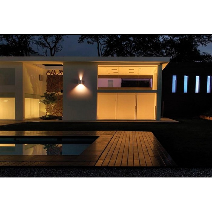 VK/02093/W/W -<p>Φωτιστικό Led τοίχου, Up/down, 100-240V, 14W, 3000K, 1.510lm, 0-130°, CRI>82, IP54, 10x10.5x11.9cm, λευκό</p> VK/02093/W/W -<p>Φωτιστικό Led τοίχου, Up/down, 100-240V, 14W, 3000K, 1.510lm, 0-130°, CRI>82, IP54, 10x10.5x11.9cm, λευκό</p>