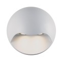 VK/02094/W/W - Φωτιστικό Led τοίχου, 100-240V, 6W, 3000K, 329lm, 30°, CRI>82, IP54, ø13x6.8cm, λευκό
