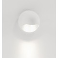 VK/02094/W/W - Φωτιστικό Led τοίχου, 100-240V, 6W, 3000K, 329lm, 30°, CRI>82, IP54, ø13x6.8cm, λευκό