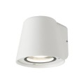 VK/01095/W - Φωτιστικό τοίχου, 220-240V, GU10/PAR16, Max. 12W (LED), IP54, ø10x9x11cm, λευκό