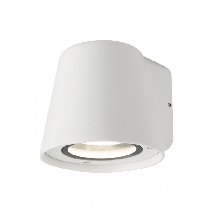 VK/01095/W - Φωτιστικό τοίχου, 220-240V, GU10/PAR16, Max. 12W (LED), IP54, ø10x9x11cm, λευκό VK/01095/W - Φωτιστικό τοίχου, 220-240V, GU10/PAR16, Max. 12W (LED), IP54, ø10x9x11cm, λευκό