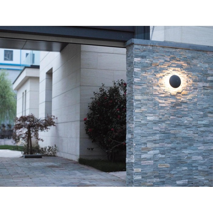 VK/02095/AN/W -<p>Φωτιστικό Led τοίχου, 100-240V, 14W, 3000K, 644lm, CRI>80, IP54, ø21x7cm, ανθρακί</p> VK/02095/AN/W -<p>Φωτιστικό Led τοίχου, 100-240V, 14W, 3000K, 644lm, CRI>80, IP54, ø21x7cm, ανθρακί</p>