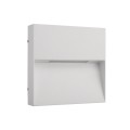 VK/02056/W/W - Φωτιστικό Led τοίχου τετράγωνο, 220-240V, 4.5W, 3000K, 523lm, CRI>80, IP54, 14.5x14.5x3.5cm, λευκό