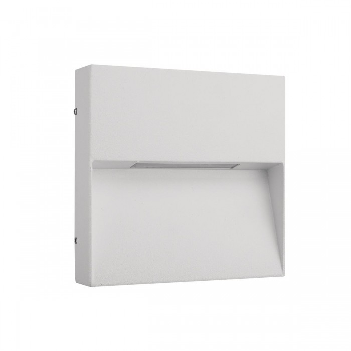 VK/02056/W/W - Φωτιστικό Led τοίχου τετράγωνο, 220-240V, 4.5W, 3000K, 523lm, CRI>80, IP54, 14.5x14.5x3.5cm, λευκό VK/02056/W/W - Φωτιστικό Led τοίχου τετράγωνο, 220-240V, 4.5W, 3000K, 523lm, CRI>80, IP54, 14.5x14.5x3.5cm, λευκό