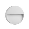VK/02057/W/W - Φωτιστικό Led τοίχου στρογγυλό, 220-240V, 4.5W, 3000K, 517lm, CRI>80, IP54, ø14.5x3.5cm, λευκό
