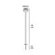 VK/02096/AN/W - Φωτιστικό Led κήπου, 100-240V, 7W, 3000K, 584lm, 36°, CRI>81, IP54, ø10x75cm, ανθρακί VK/02096/AN/W - Φωτιστικό Led κήπου, 100-240V, 7W, 3000K, 584lm, 36°, CRI>81, IP54, ø10x75cm, ανθρακί