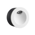 VK/02147/W/W - Φωτιστικό Led τοίχου, 220-240V, 2W, 3000K, 175lm, CRI>80, IP65, ø8x3.8cm, λευκό