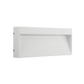VK/02058/W/W - Φωτιστικό Led τοίχου, 220-240V, 6W, 3000K, 615lm, 115°, CRI>80, IP54, 20x9x3cm, λευκό