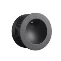 VK/02147/B/W - Φωτιστικό Led τοίχου, 220-240V, 2W, 3000K, 175lm, CRI>80, IP65, ø8x3.8cm, μαύρο