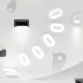 VK/02060/W/W - Φωτιστικό Led εξωτερικού χώρου, οβάλ, Led, IP54, 10W, 3000K, λευκό 
