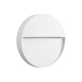 VK/02148/W/W - Φωτιστικό Led τοίχου στρογγυλό, 220-240V, 4W, 3000K, 160lm, CRI>80, IP54, ø11x2.6cm, λευκό