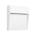 VK/02149/W/W - Φωτιστικό Led τοίχου τετράγωνο, 220-240V, 4W, 3000K, 160lm, CRI>80, IP54, 10.5x10.5x2.4cm, λευκό