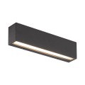 VK/02105/AN/W - Φωτιστικό Led τοίχου, 220-240V, 4W, 3000K, 300lm, CRI>83, IP65, 19x5x3.3cm, ανθρακί