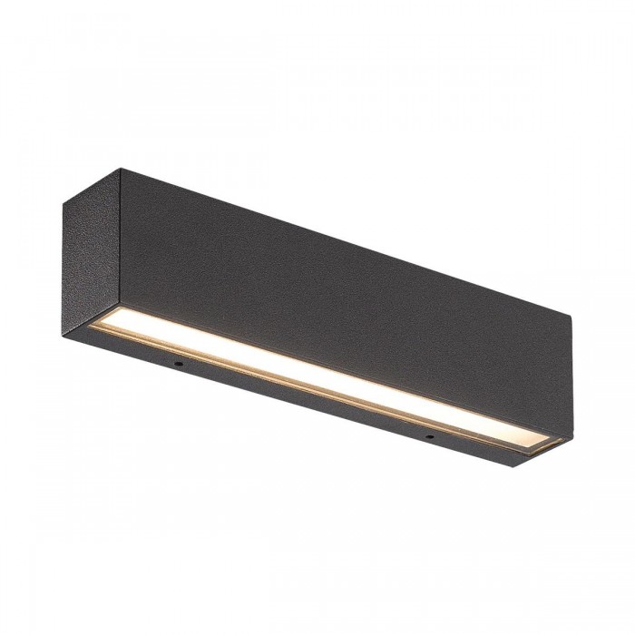 VK/02105/AN/W - Φωτιστικό Led τοίχου, 220-240V, 4W, 3000K, 300lm, CRI>83, IP65, 19x5x3.3cm, ανθρακί