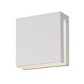 VK/02107/G/W - Φωτιστικό Led τοίχου, 100-240V, 3.6W, 3000K, 46lm, CRI>80, IP65, 11x11x4cm, γκρι