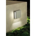 VK/02107/G/W - Φωτιστικό Led τοίχου, 100-240V, 3.6W, 3000K, 46lm, CRI>80, IP65, 11x11x4cm, γκρι