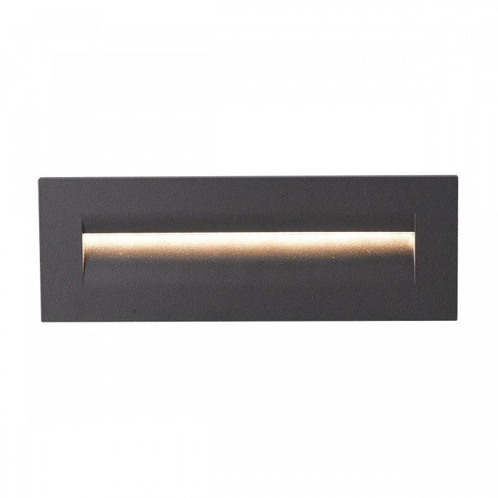 VK/02108/AN/W - IRVI Φωτιστικό Led τοίχου, 100-240V, 9W, 3000K, 280lm, CRI>82, IP65, 25x8.7cm, ανθρακί VK/02108/AN/W - IRVI Φωτιστικό Led τοίχου, 100-240V, 9W, 3000K, 280lm, CRI>82, IP65, 25x8.7cm, ανθρακί