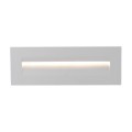 VK/02108/W/W - IRVI Φωτιστικό Led τοίχου, 100-240V, 9W, 3000K, 280lm, CRI>82, IP65, 25x8.7cm, λευκό
