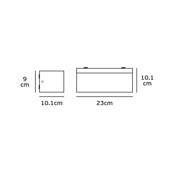VK/02070/AN/C -<p>Φωτιστικό Led τοίχου, Up/down, 230V, 12W, 4000K, 700lm, 110°, CRI>80, IP65, 23x9x10.1cm, ανθρακί</p> VK/02070/AN/C -<p>Φωτιστικό Led τοίχου, Up/down, 230V, 12W, 4000K, 700lm, 110°, CRI>80, IP65, 23x9x10.1cm, ανθρακί</p>