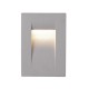 VK/02110/G/W - IRVI Φωτιστικό Led τοίχου, 100-240V, 5.2W, 3000K, 84lm, CRI>80, IP65, 7.5x10.7cm, γκρι VK/02110/G/W - IRVI Φωτιστικό Led τοίχου, 100-240V, 5.2W, 3000K, 84lm, CRI>80, IP65, 7.5x10.7cm, γκρι