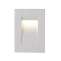 VK/02110/W/W - IRVI Φωτιστικό Led τοίχου, 100-240V, 5.2W, 3000K, 84lm, CRI>80, IP65, 7.5x10.7cm, λευκό