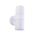 VK/01105/WA/W - Πλαστικό Updown φωτιστικό τοίχου, IP44, 2ΧGU10, MAX 8W, λευκό