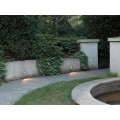 VK/02111/AL/W - Φωτιστικό Led τοίχου, 200-240V, 3W, 3000K, 77lm, CRI>80, IP65, ø9.5x8.1cm, ανοξείδωτο