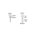 VK/02113/AN/W - Φωτιστικό Led κήπου, 200-240V, 10W, 3000K, 745lm, 41°, CRI>82, IP65, ø7x12x21cm, κινητό, ανθρακί