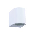 VK/01107/WA/W - Πλαστικό φωτιστικό τοίχου, IP44, GU10, MAX 8W, λευκό VK/01107/WA/W - Πλαστικό φωτιστικό τοίχου, IP44, GU10, MAX 8W, λευκό