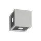 VK/02075/G/W -<p>Φωτιστικό Led τοίχου, 220-240V, 12W, 3000K, 280lm, 4x68°, CRI>80, IP54, 10.5x10.5x9.5cm, γκρι</p> VK/02075/G/W -<p>Φωτιστικό Led τοίχου, 220-240V, 12W, 3000K, 280lm, 4x68°, CRI>80, IP54, 10.5x10.5x9.5cm, γκρι</p>