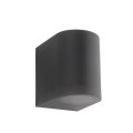 VK/01107/WA/AN - Πλαστικό φωτιστικό τοίχου, IP44, GU10, MAX 8W, ανθρακί VK/01107/WA/AN - Πλαστικό φωτιστικό τοίχου, IP44, GU10, MAX 8W, ανθρακί