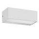 VK/01082/W - Φωτιστικό Τοίχου, Up/down, 240V, E27/A60, Max 20W (LED), IP65, 23x9x10.1cm, λευκό VK/01082/W - Φωτιστικό Τοίχου, Up/down, 240V, E27/A60, Max 20W (LED), IP65, 23x9x10.1cm, λευκό