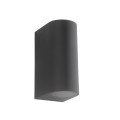VK/01108/WA/AN - Πλαστικό Updown φωτιστικό τοίχου, IP44, 2ΧGU10, MAX 8W, ανθρακί VK/01108/WA/AN - Πλαστικό Updown φωτιστικό τοίχου, IP44, 2ΧGU10, MAX 8W, ανθρακί